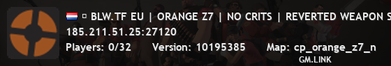 █ BLW.TF EU | ORANGE Z7 | NO CRITS | REVERTED WEAPON STATS