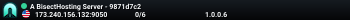 A BisectHosting Server - 9871d7c2