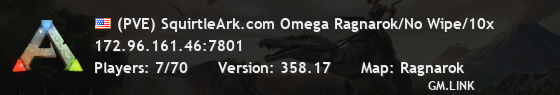 (PVE) SquirtleArk.com Omega Ragnarok/No Wipe/10x