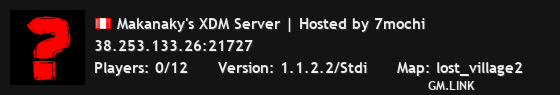 Makanaky's XDM Server | Hosted by 7mochi