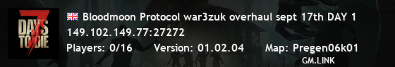 Bloodmoon Protocol war3zuk overhaul sept 17th DAY 1