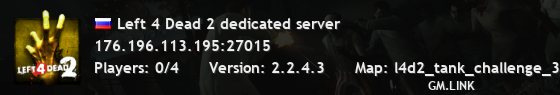 Left 4 Dead 2 dedicated server