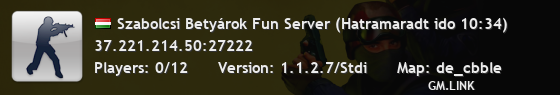 Szabolcsi Betyárok Fun Server (Hatramaradt ido 2:16)