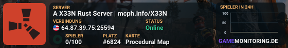 A X33N Rust Server | mcph.info/X33N