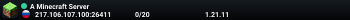 A Minecraft Server