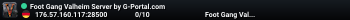 Foot Gang Valheim Server by G-Portal.com