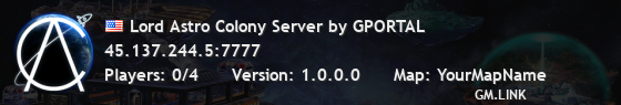 Lord Astro Colony Server by GPORTAL