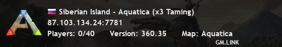 Siberian Island - Aquatica (x3 Taming)